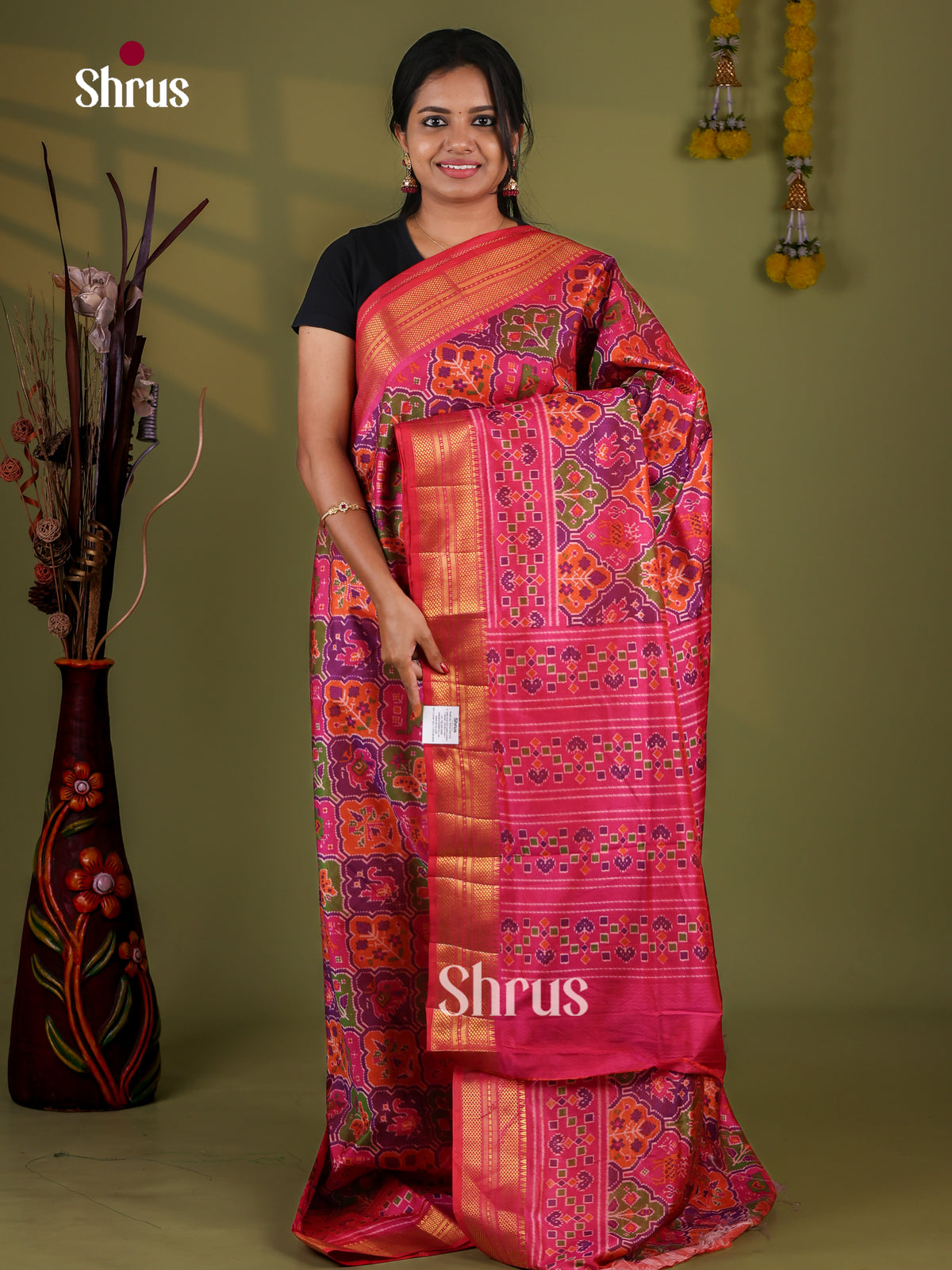 Semi Patola Saree - EJ09134