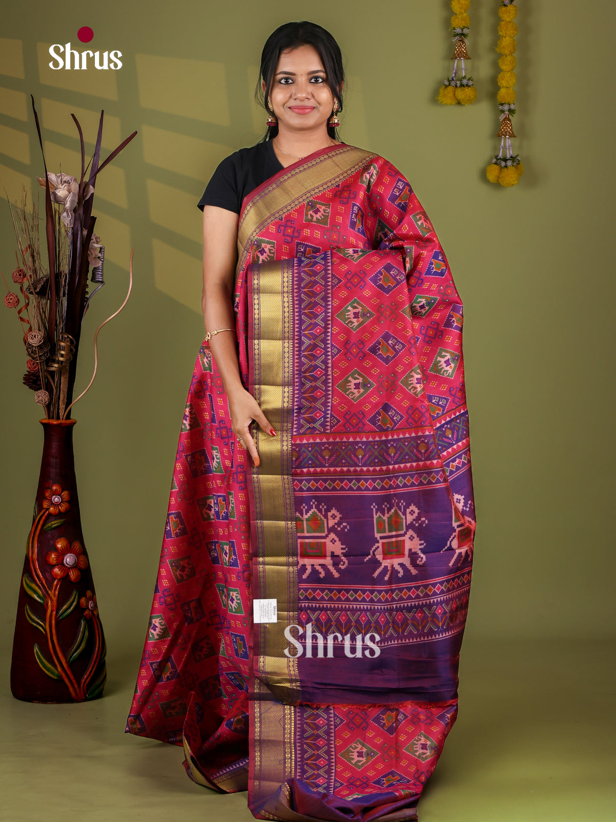 Semi Patola Saree - EJ09148
