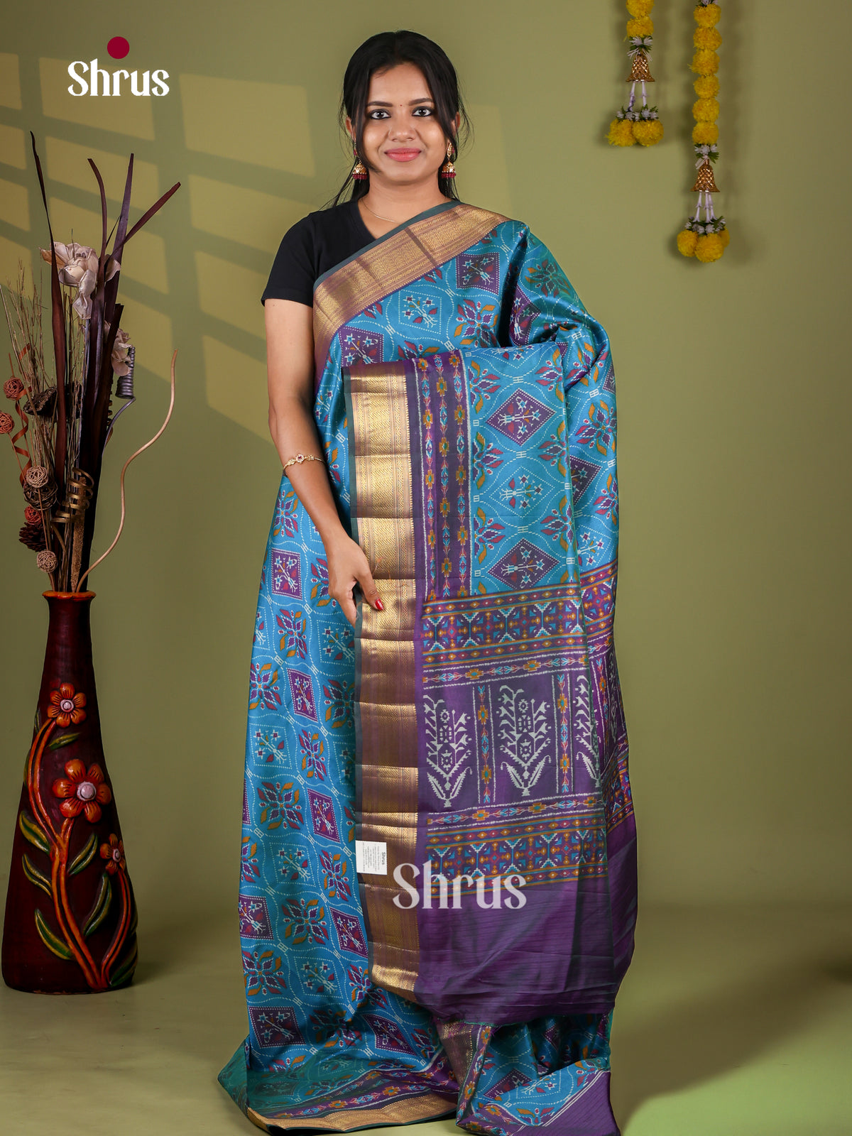 Semi Patola Saree - EJ09172