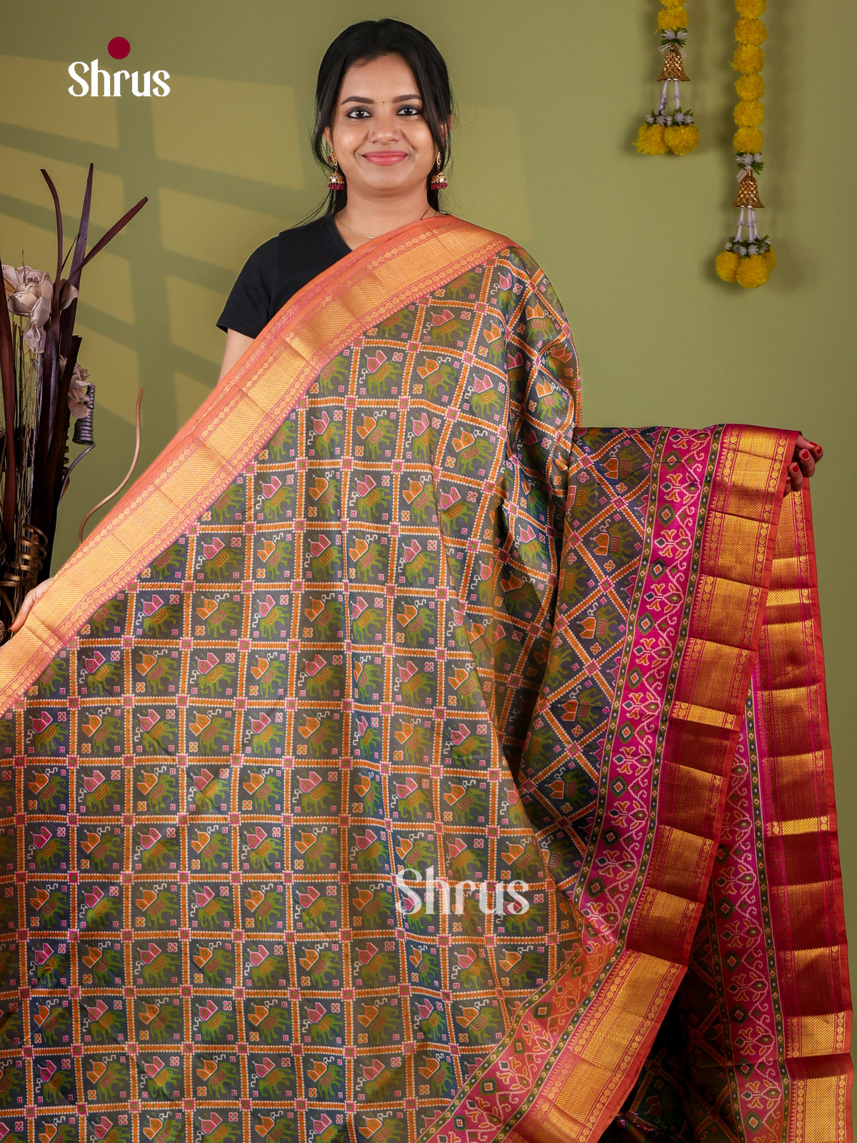Semi Patola Saree - EJ09202