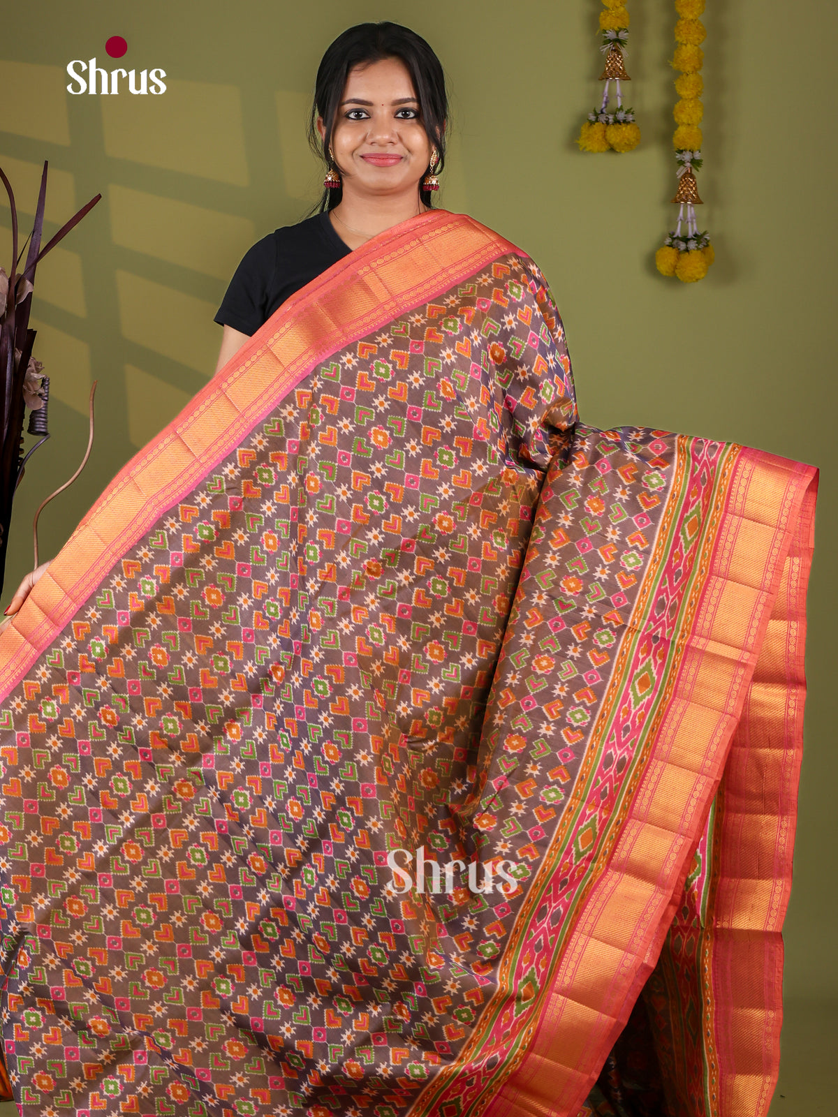 Semi Patola Saree - EJ09203