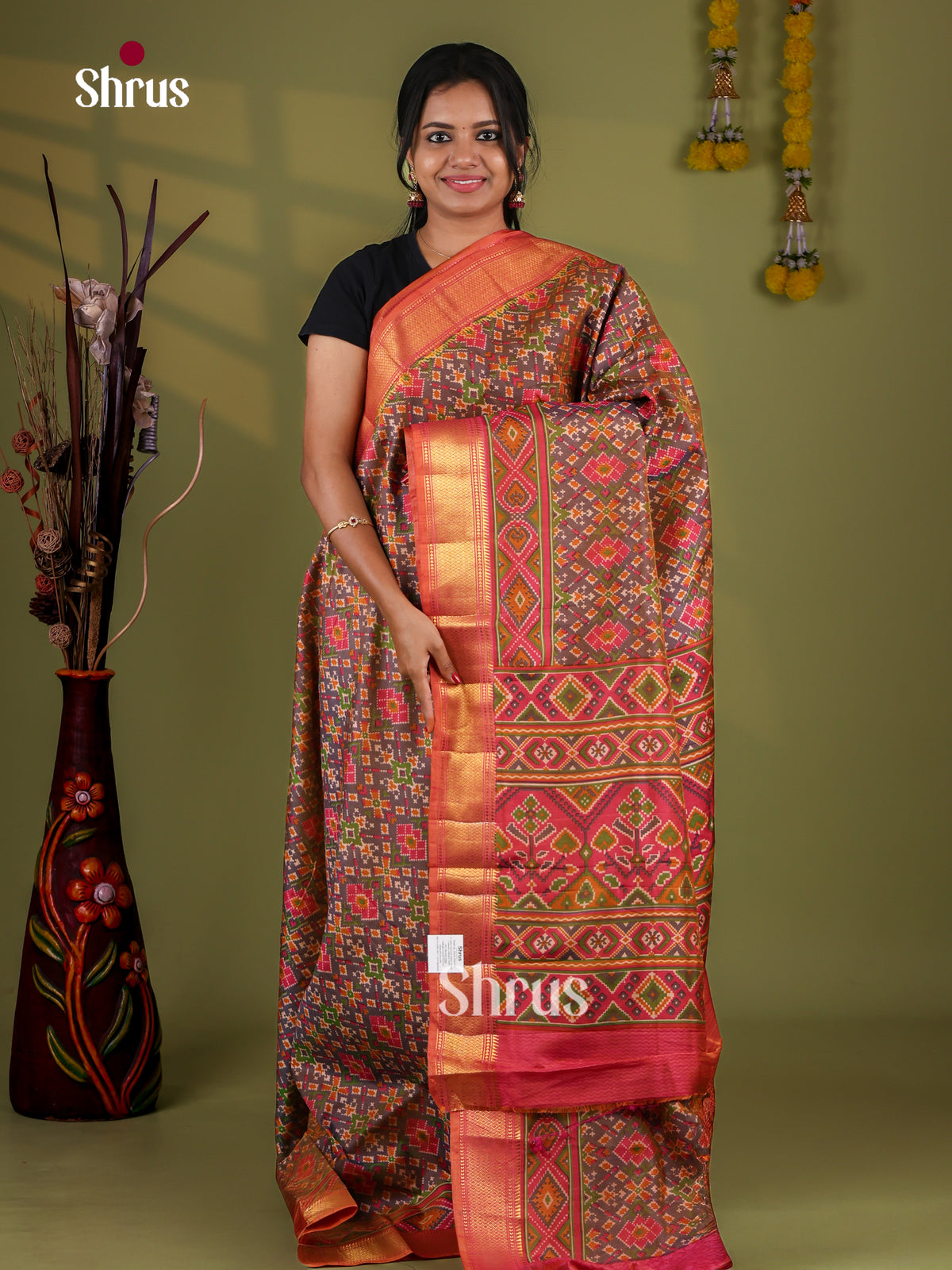 Semi Patola Saree - EJ09206