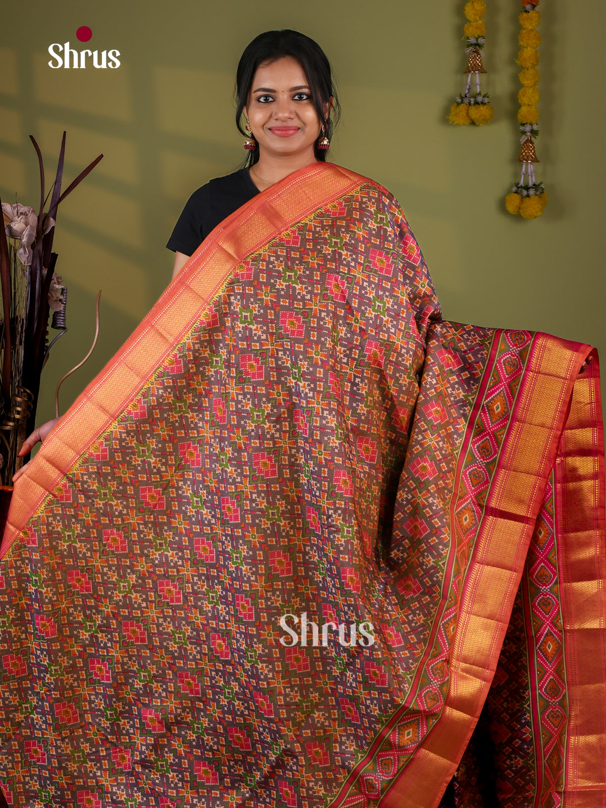 Semi Patola Saree - EJ09206
