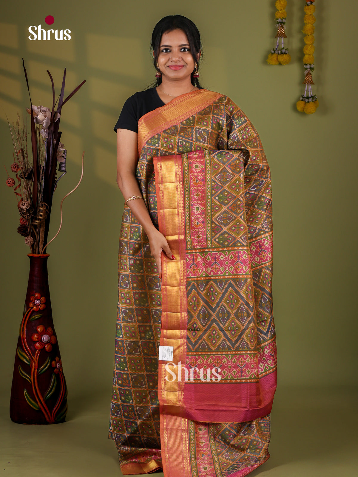 Semi Patola Saree - EJ09208