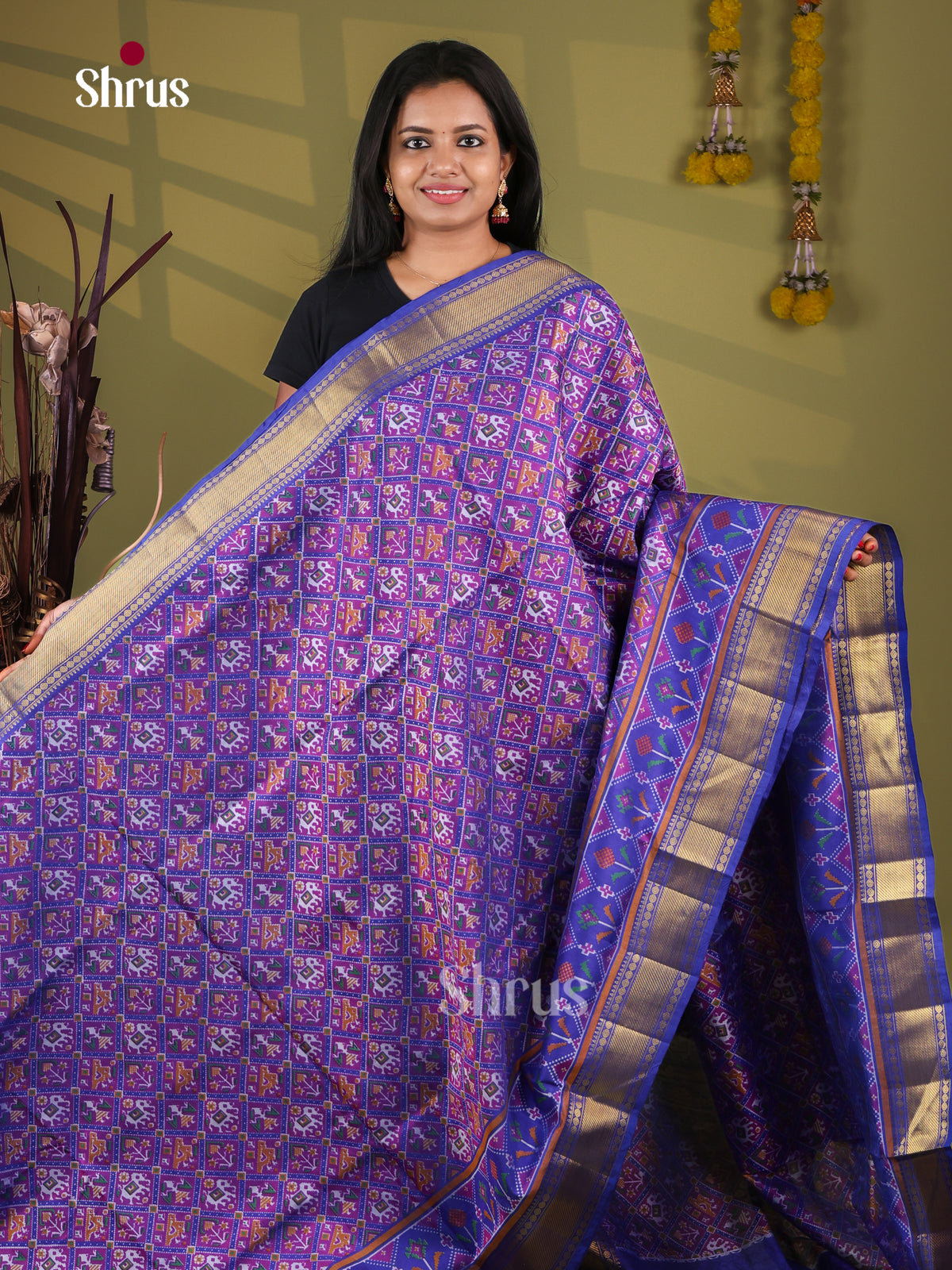 Semi Patola Saree - EJ09242