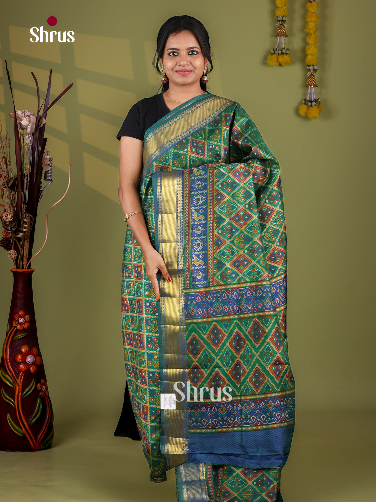 Semi Patola Saree - EJ09266