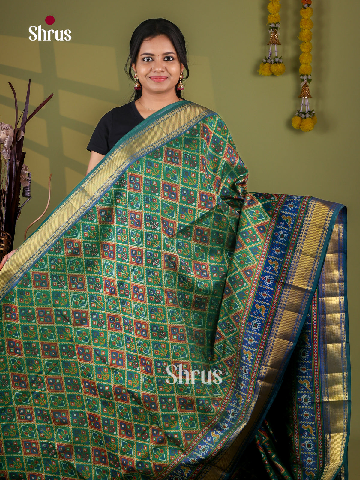 Semi Patola Saree - EJ09266