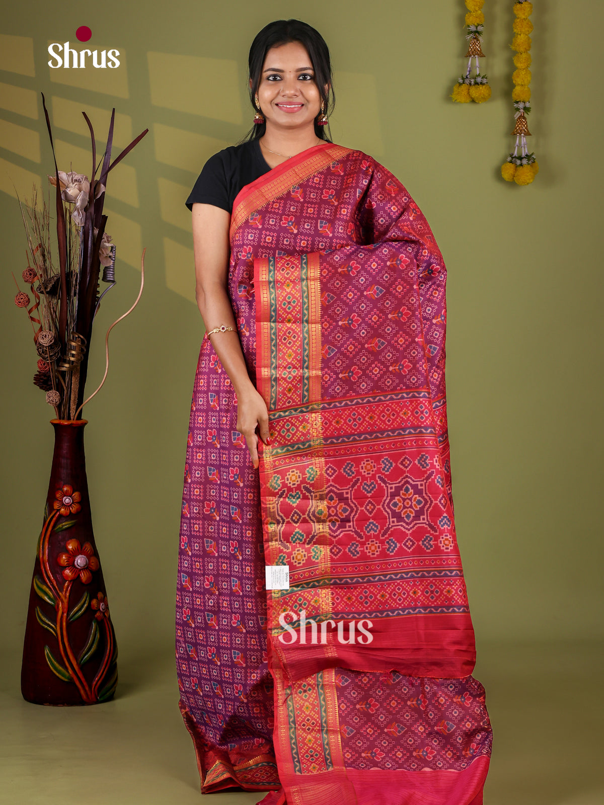 Semi Patola Saree - EJ09269