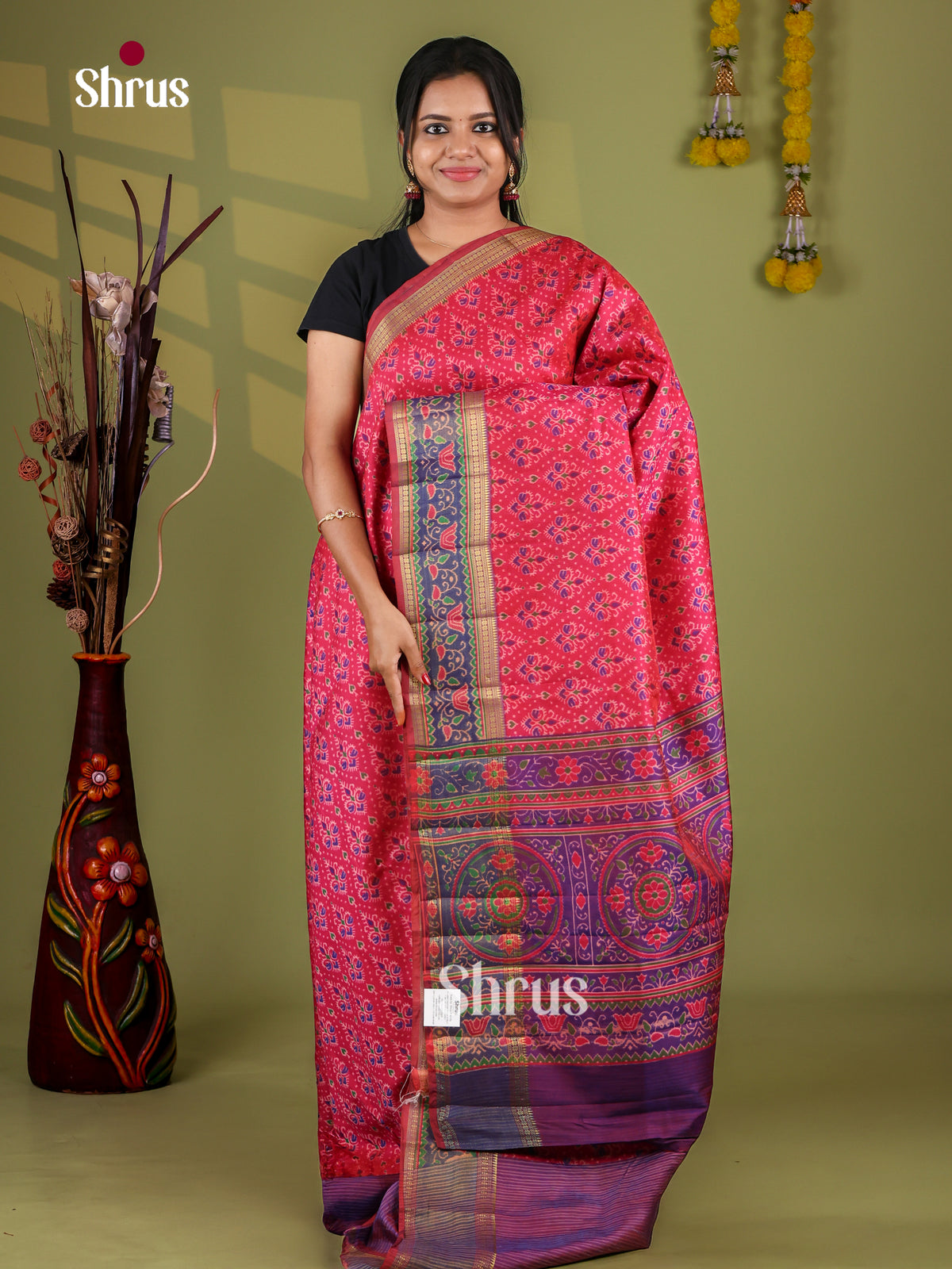 Semi Patola Saree - EJ09289