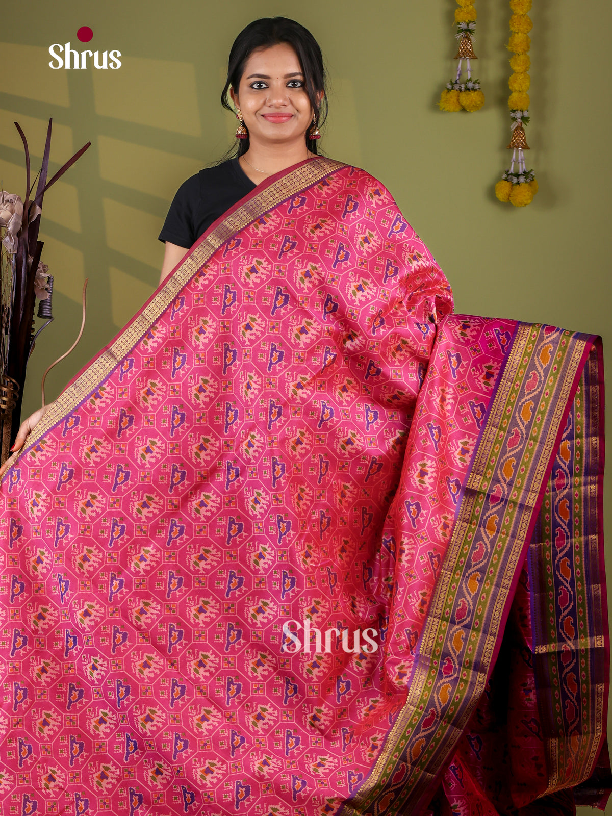 Semi Patola Saree - EJ09291
