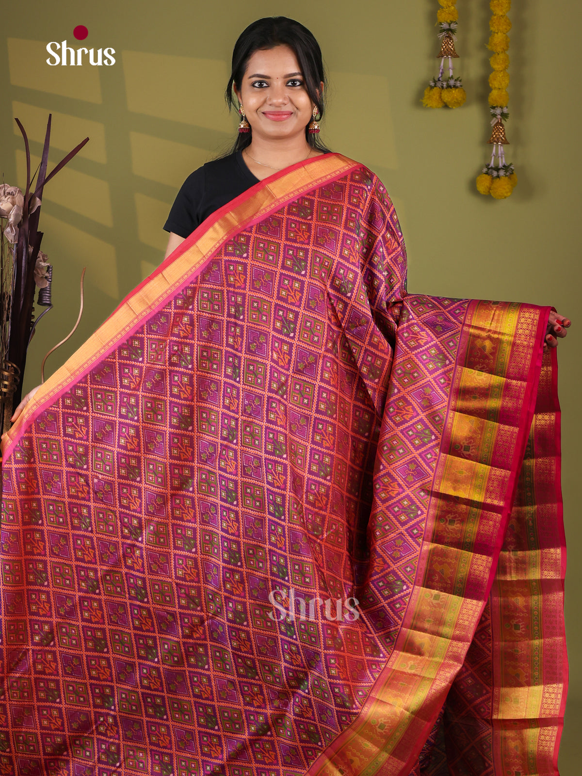 Semi Patola Saree - EJ09292