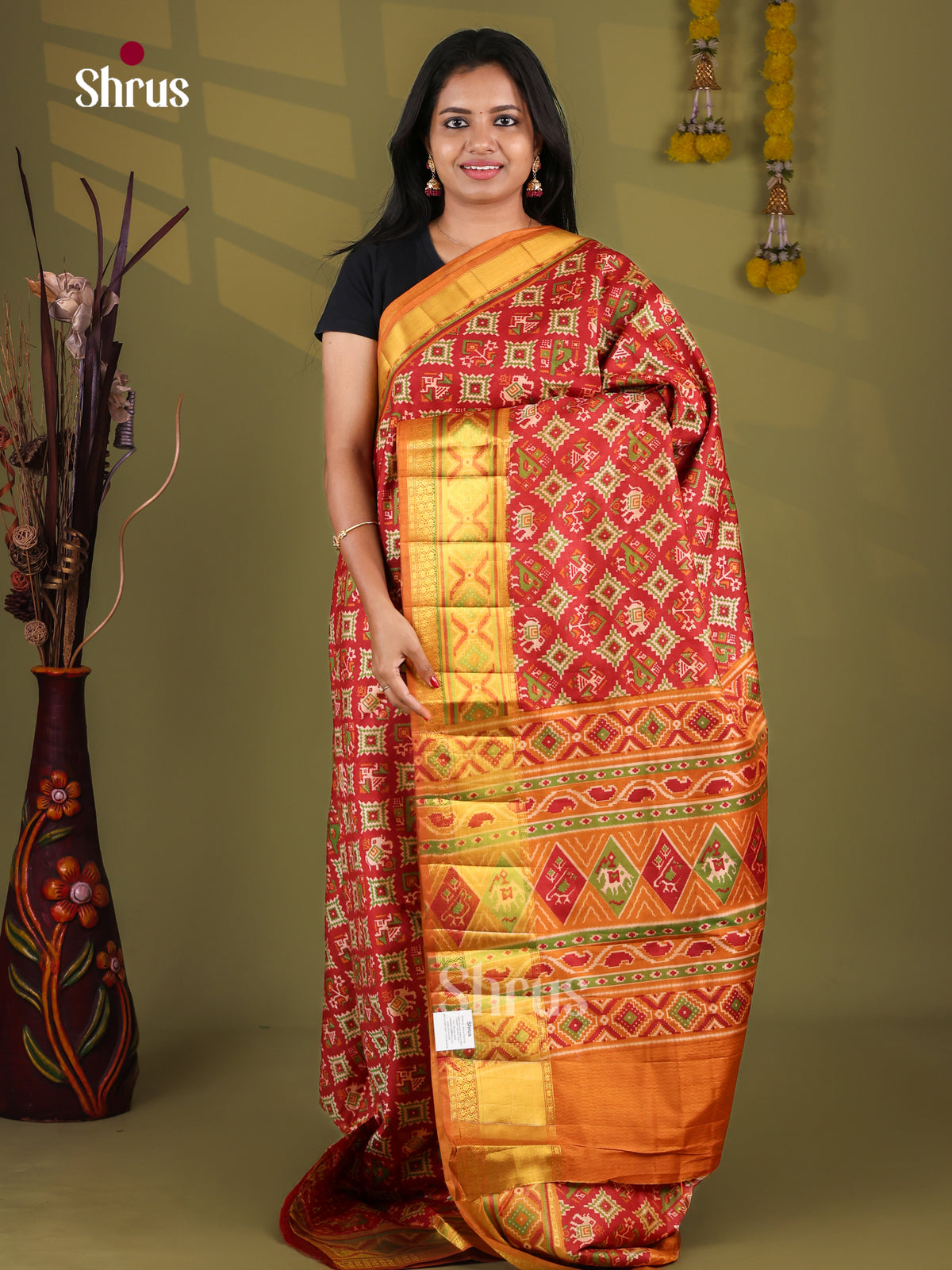 Semi Patola Saree - EJ09297
