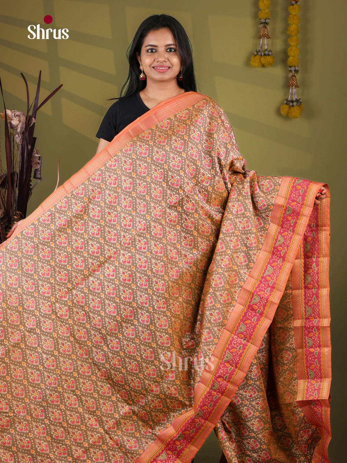 Semi Patola Saree - EJ09325