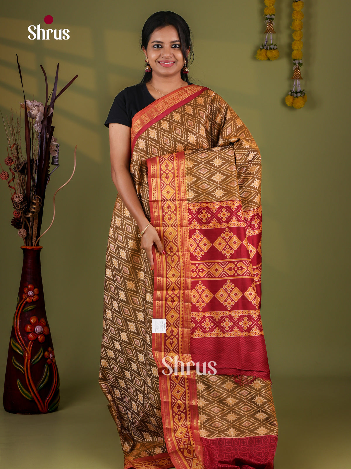 Semi Patola Saree - EJ09328