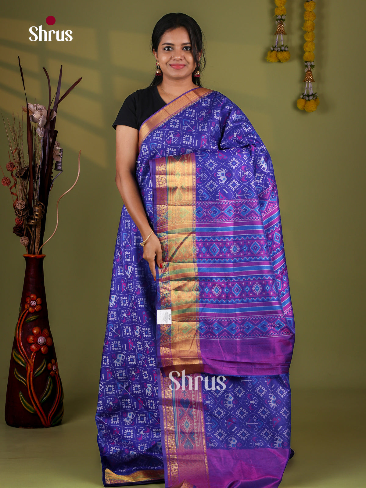 Semi Patola Saree - EJ09344