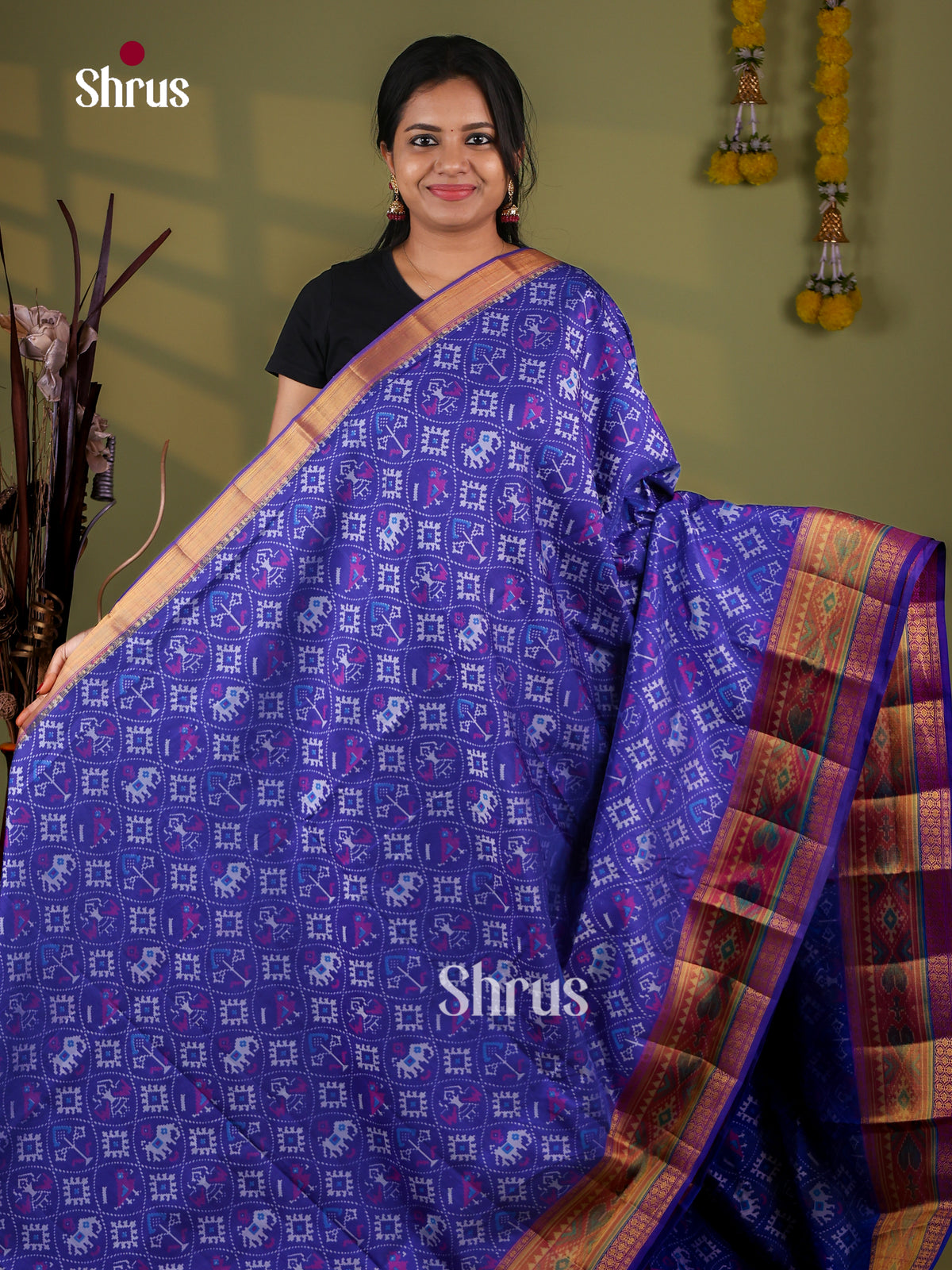 Semi Patola Saree - EJ09344