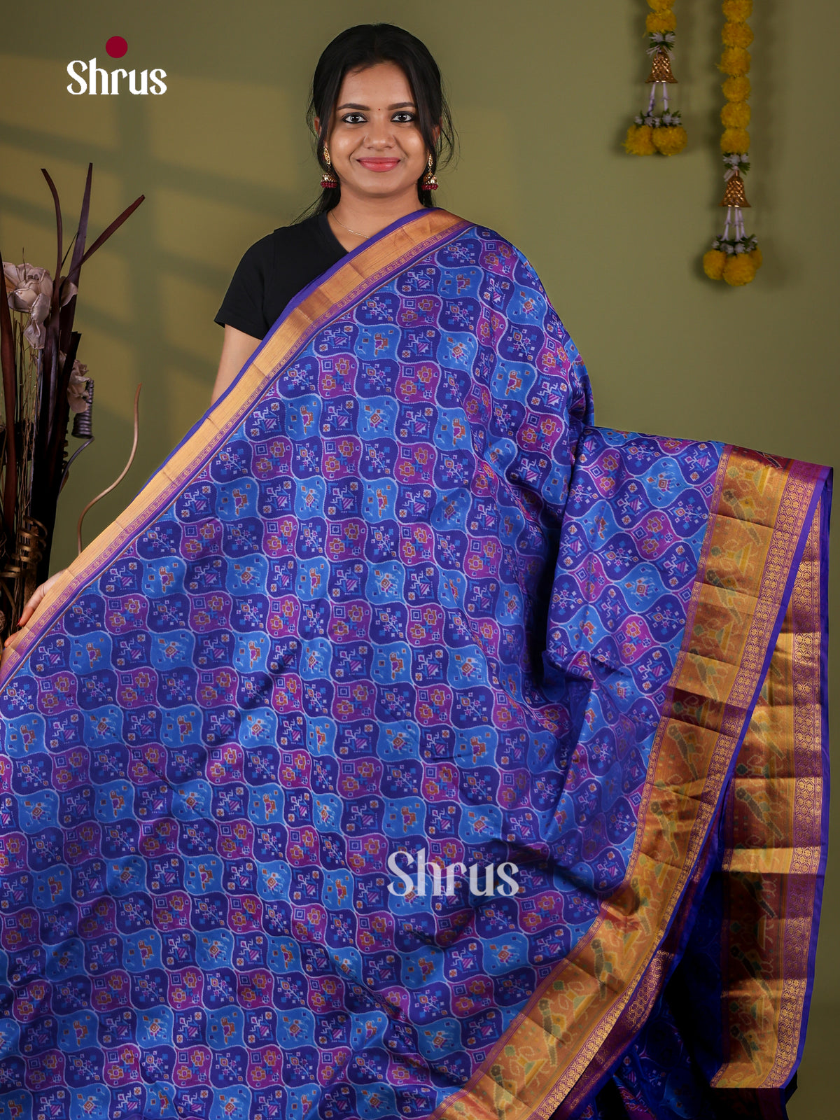 Semi Patola Saree - EJ09348