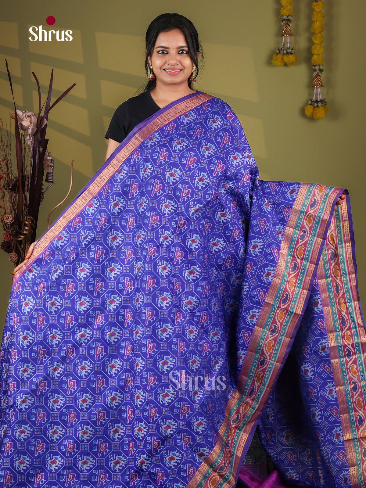 Semi Patola Saree - EJ09349