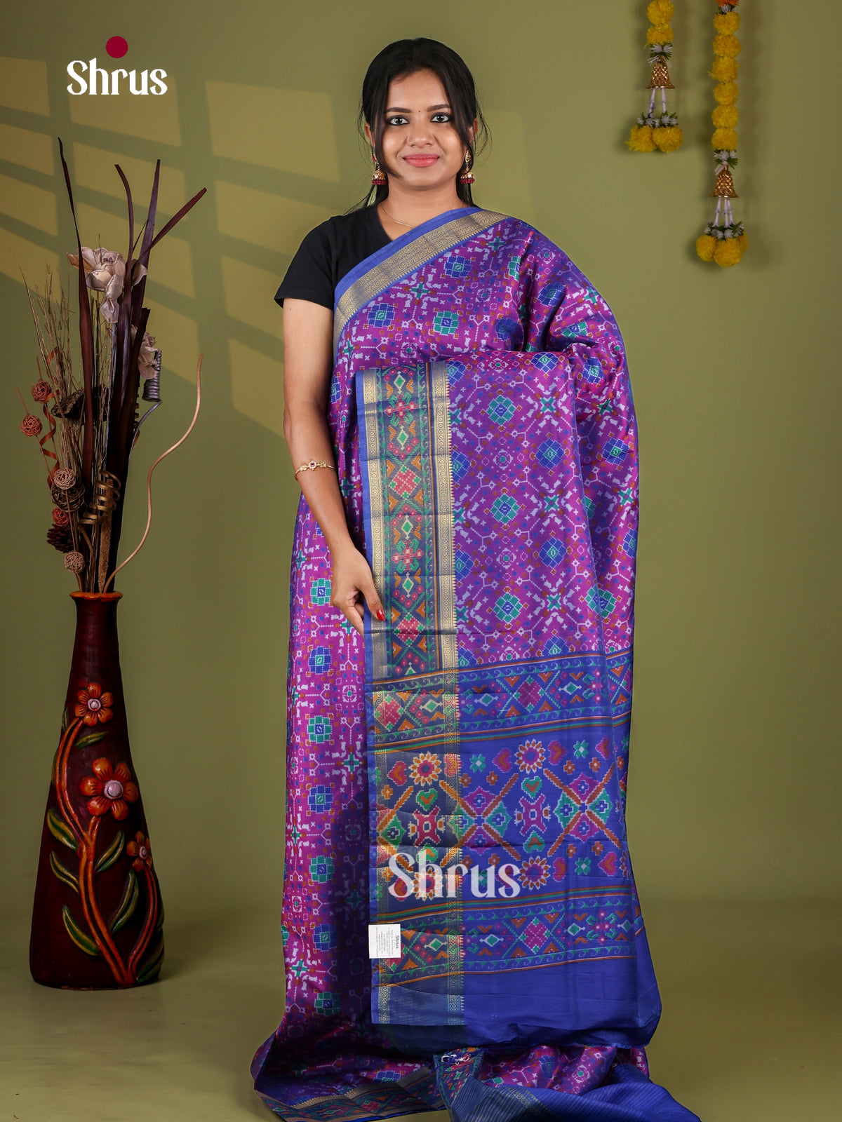 Semi Patola Saree - EJ09351