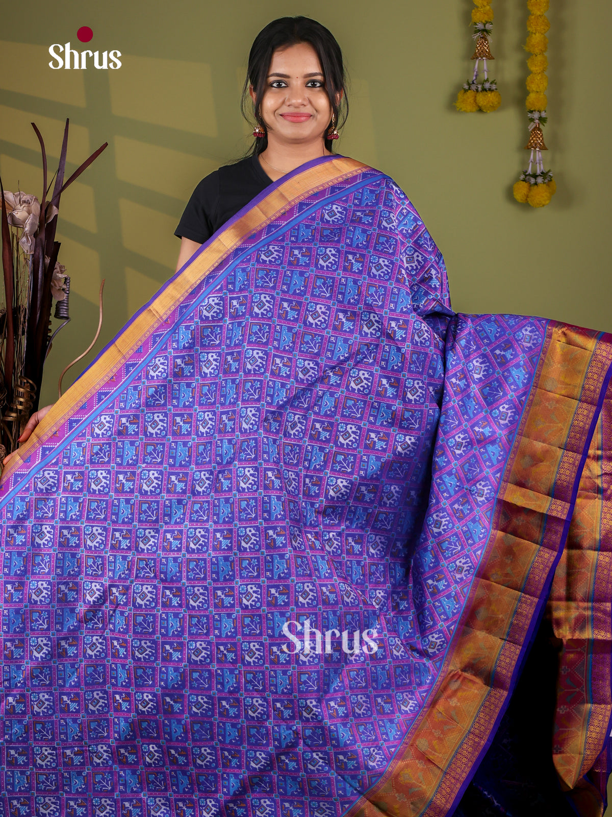 Semi Patola Saree - EJ09352