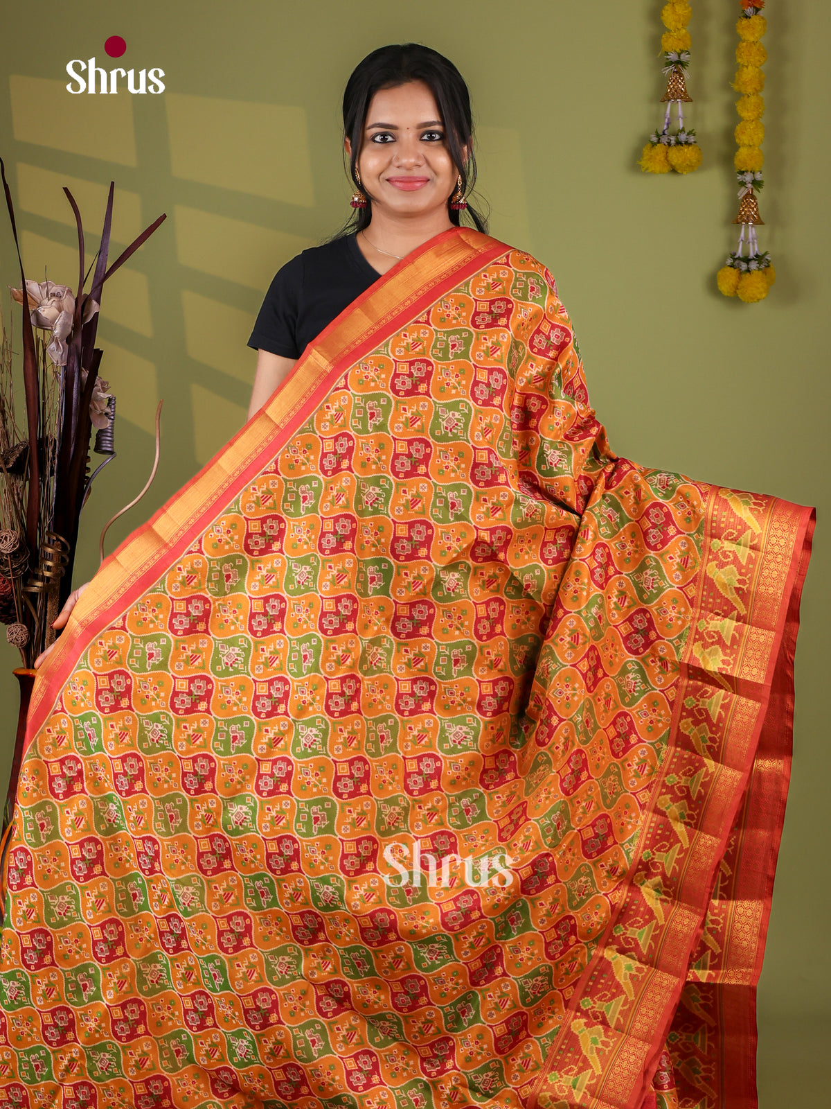Semi Patola Saree - EJ09366