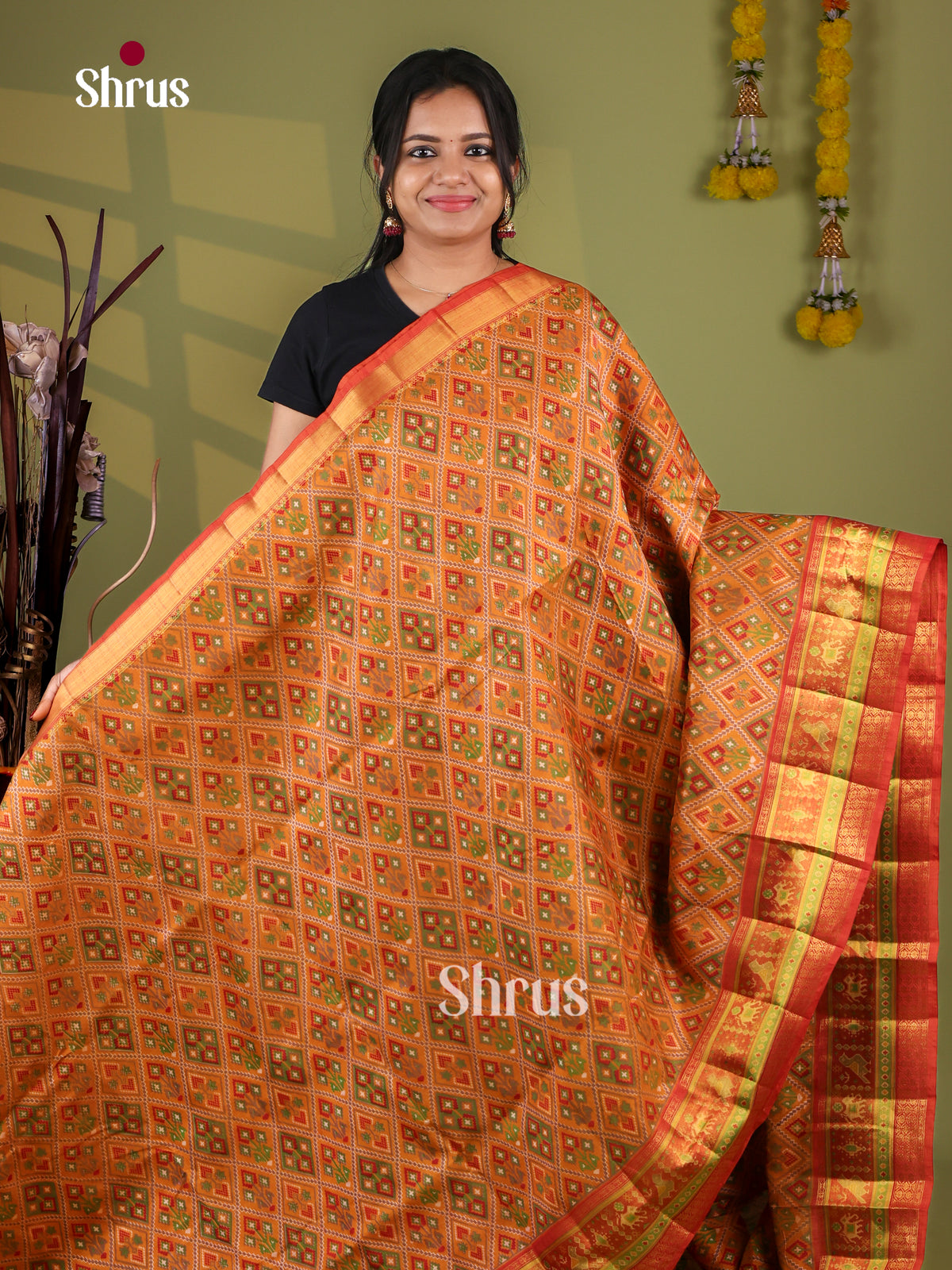 Semi Patola Saree - EJ09368