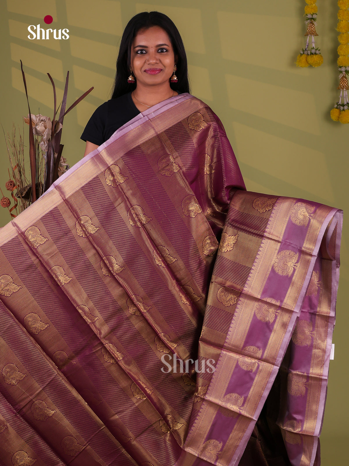 Semi Kanchipuram Saree - EJ09426