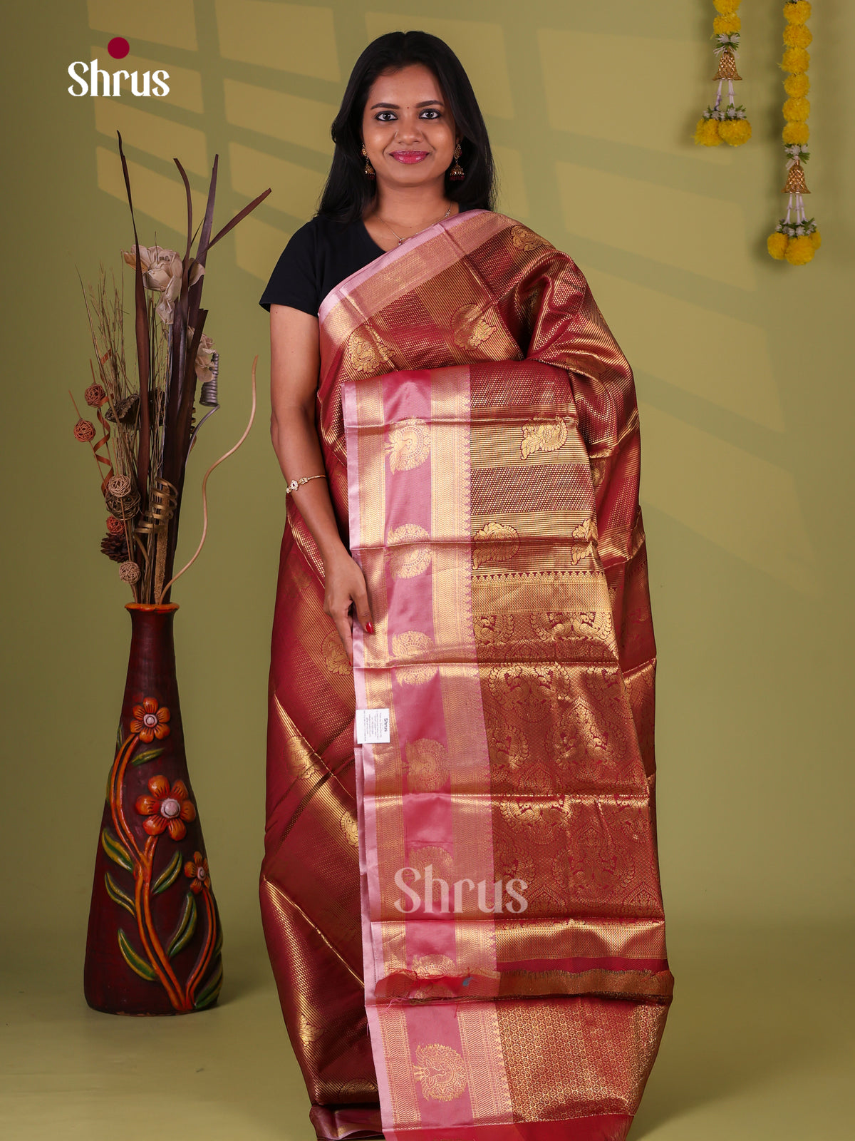 Semi Kanchipuram Saree - EJ09427