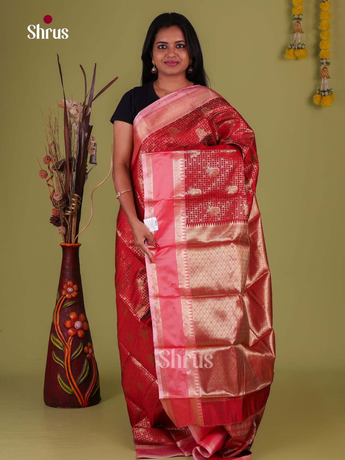 Semi Kanchipuram Saree - EJ09432