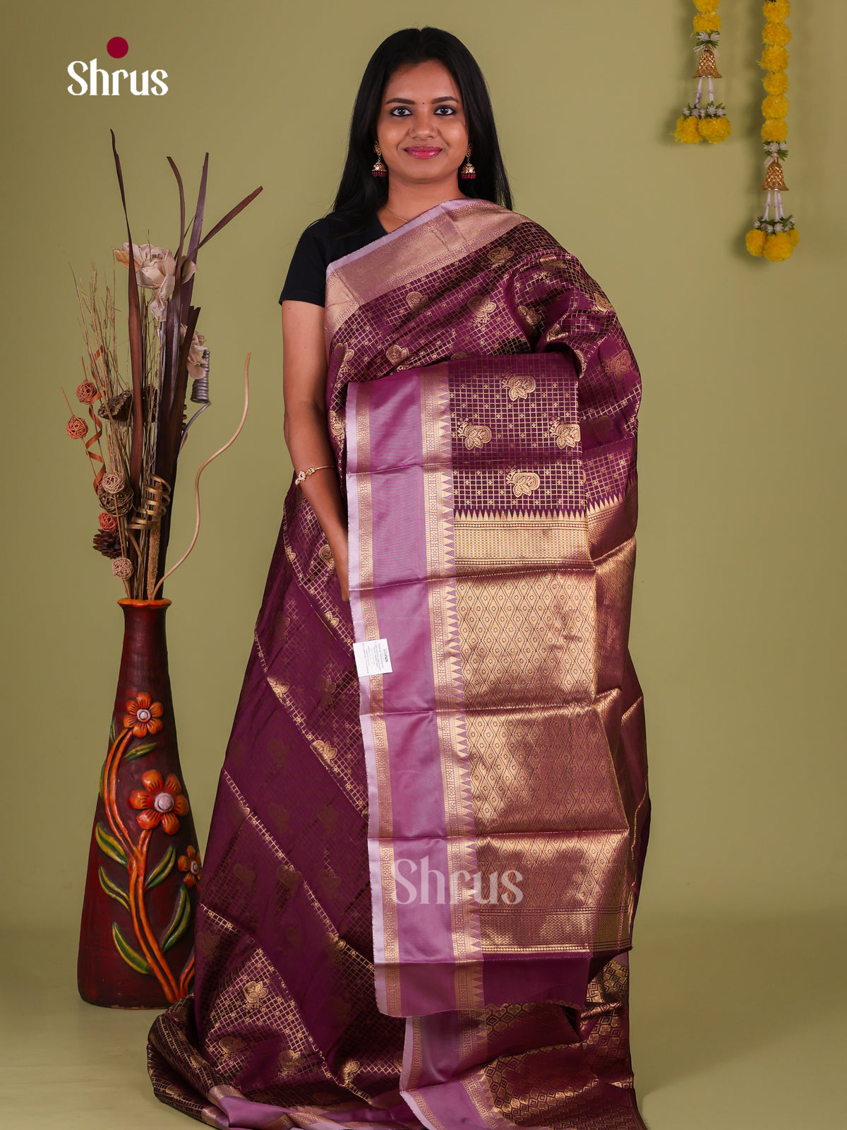 Semi Kanchipuram Saree - EJ09434