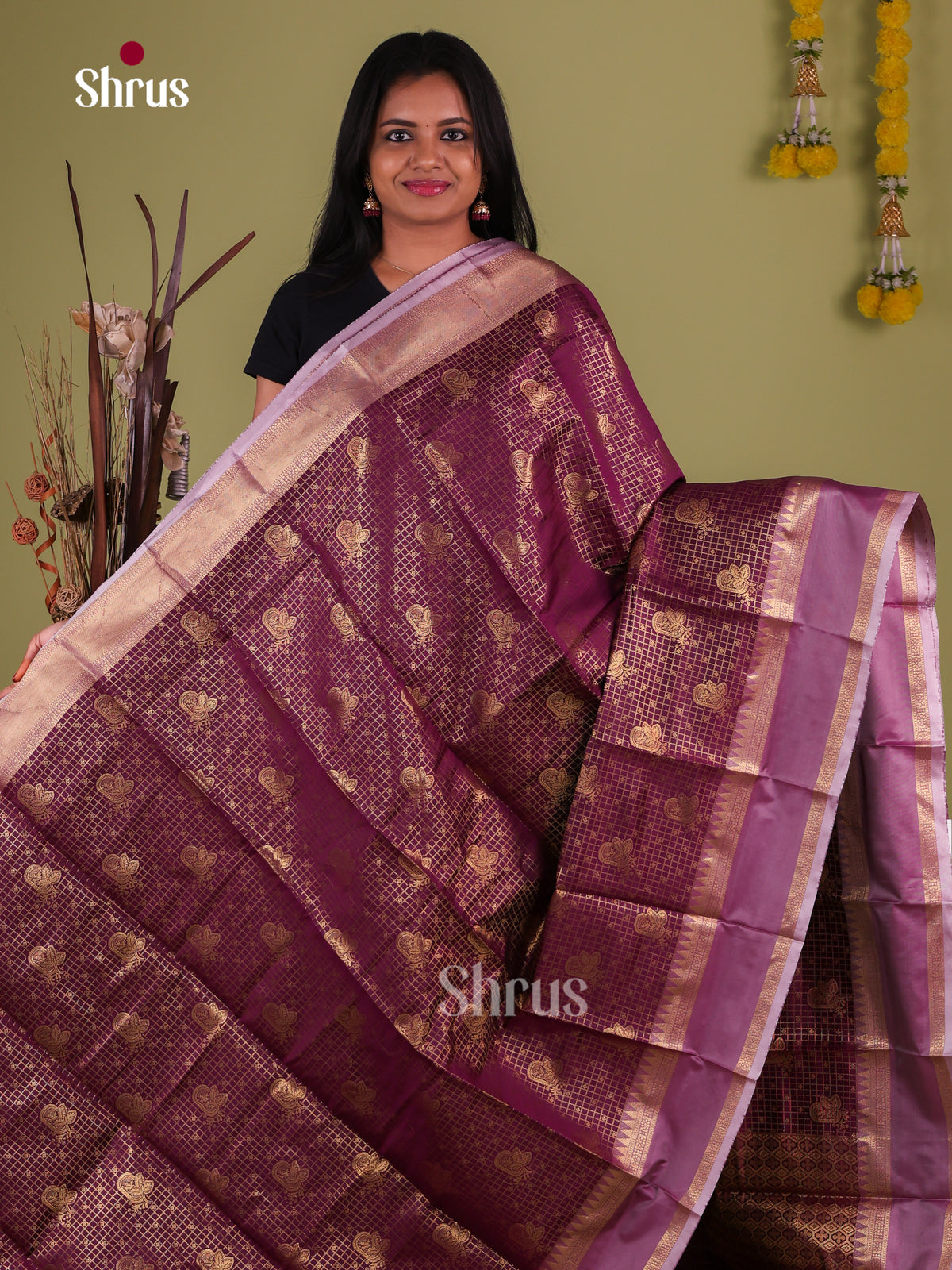 Semi Kanchipuram Saree - EJ09434