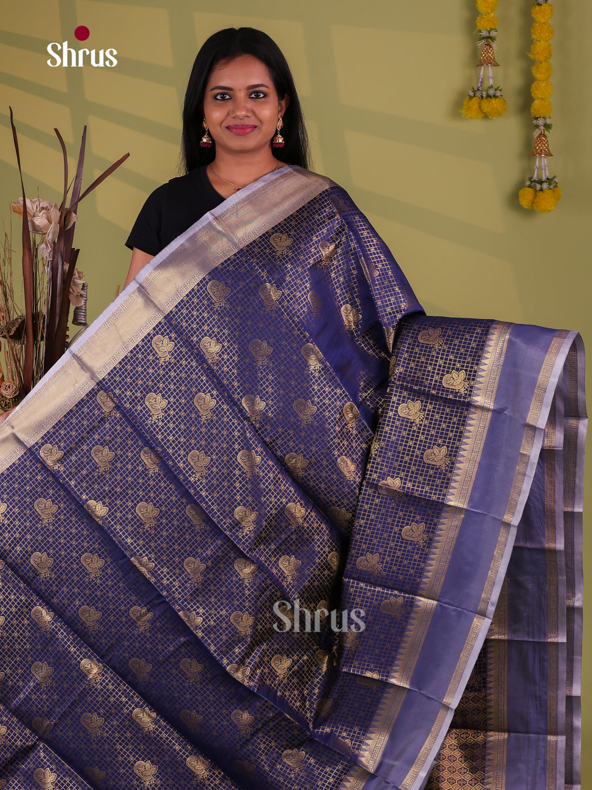 Semi Kanchipuram Saree - EJ09441