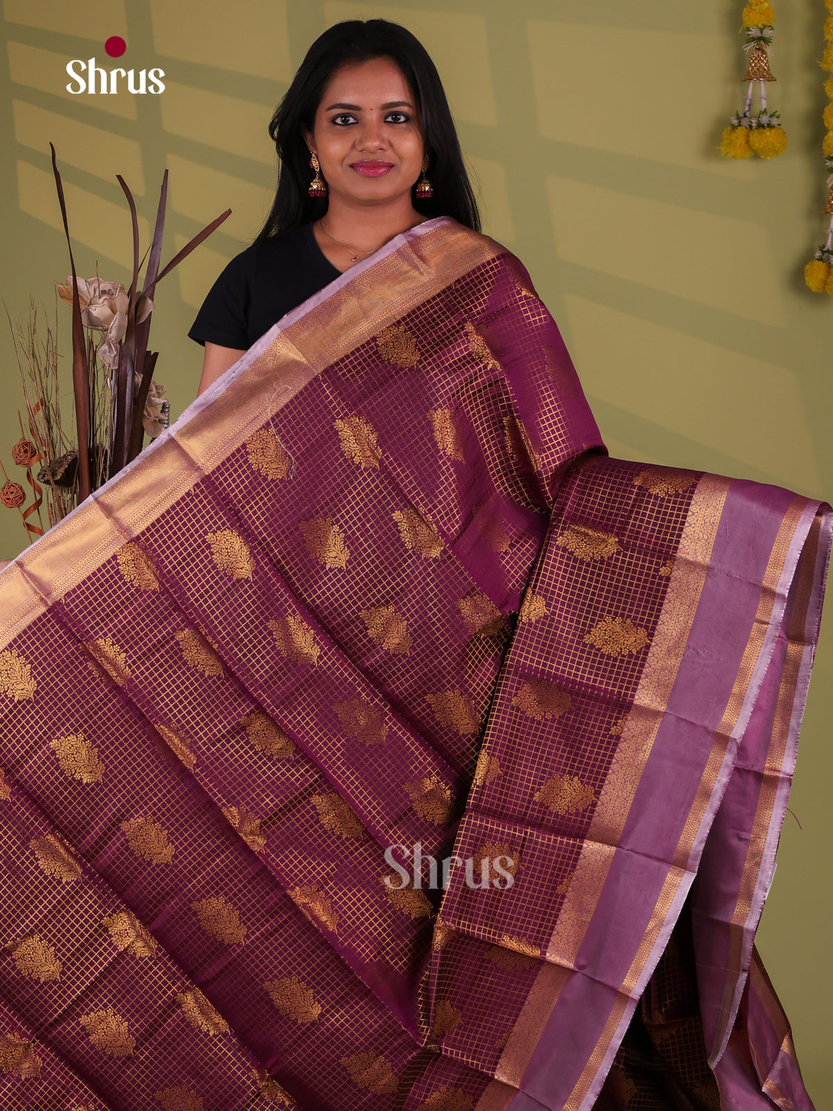 Semi Kanchipuram Saree - EJ09444