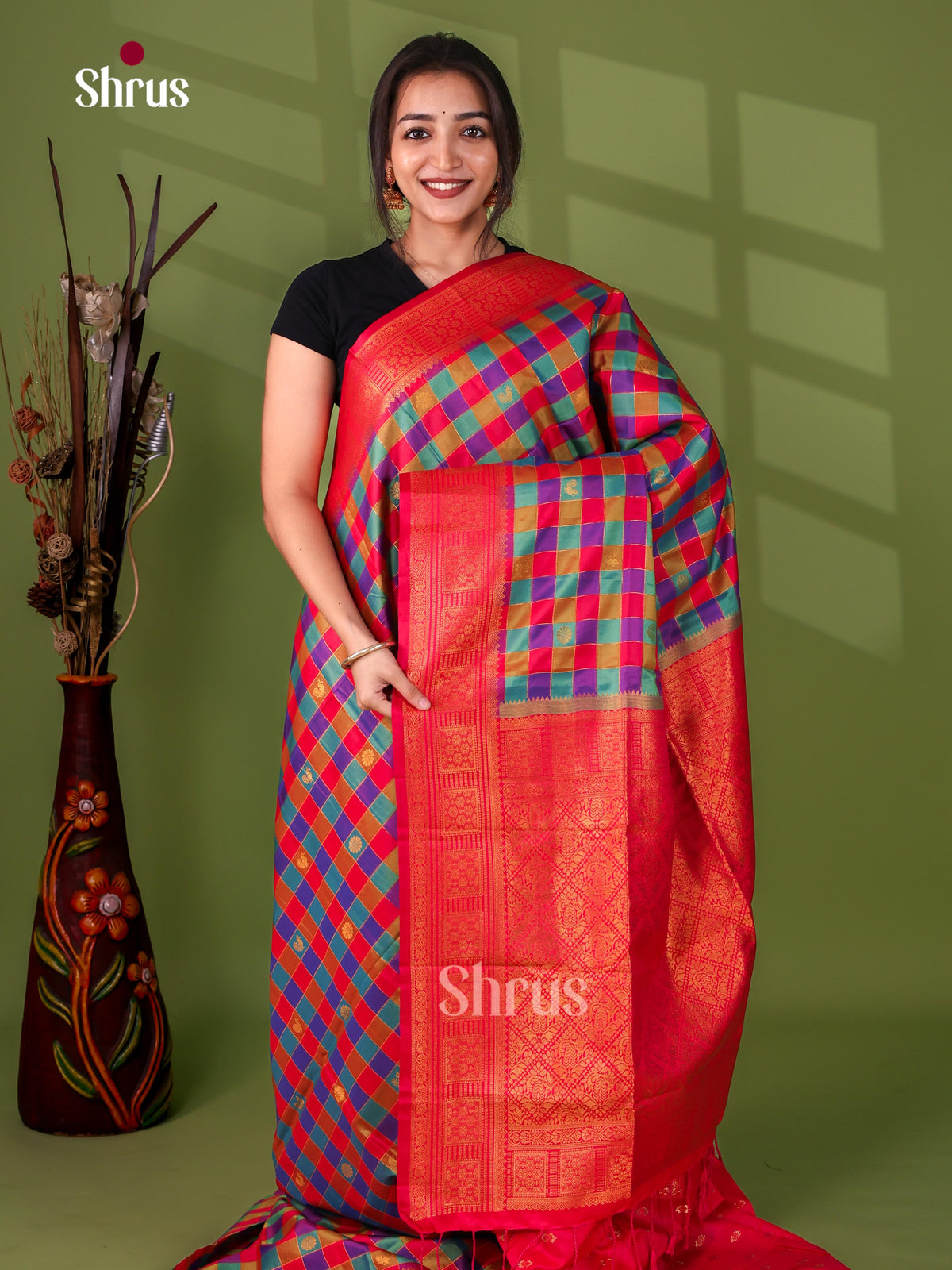 Semi Softsilk Saree - EJ10065