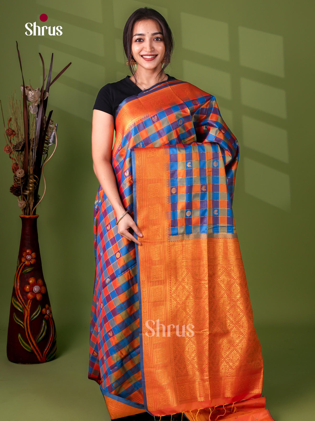 Semi Softsilk Saree - EJ10067