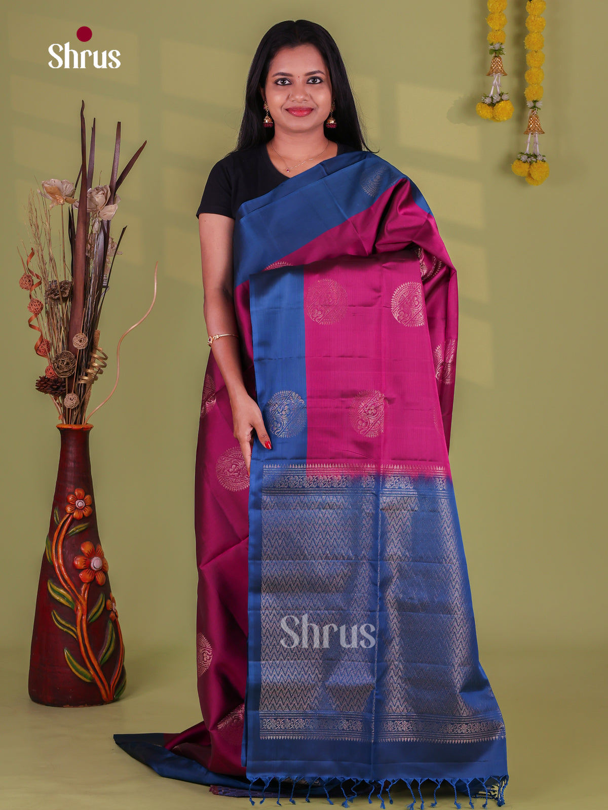Softsilk-halfpure Saree - EJ10196
