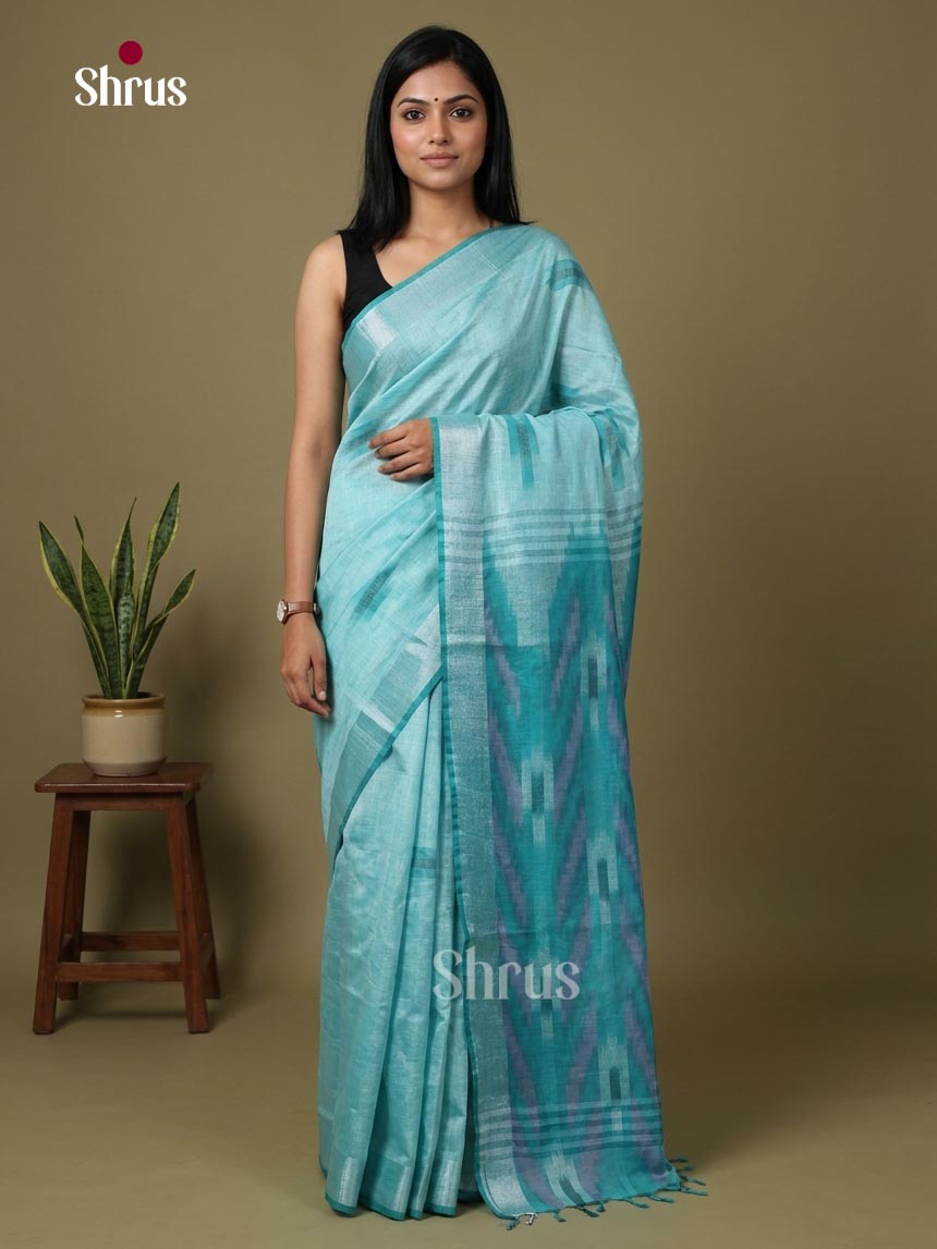 Semi Ikkat Saree - EJ10303