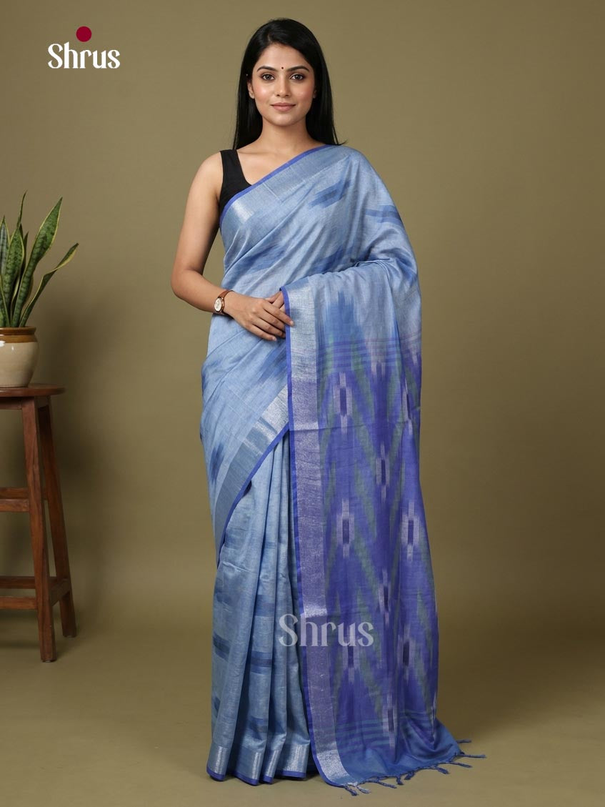 Semi Ikkat Saree - EJ10305