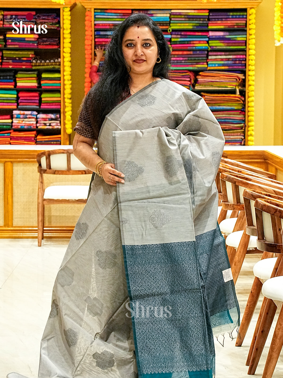 Semi Silkcotton Saree - EJ10357