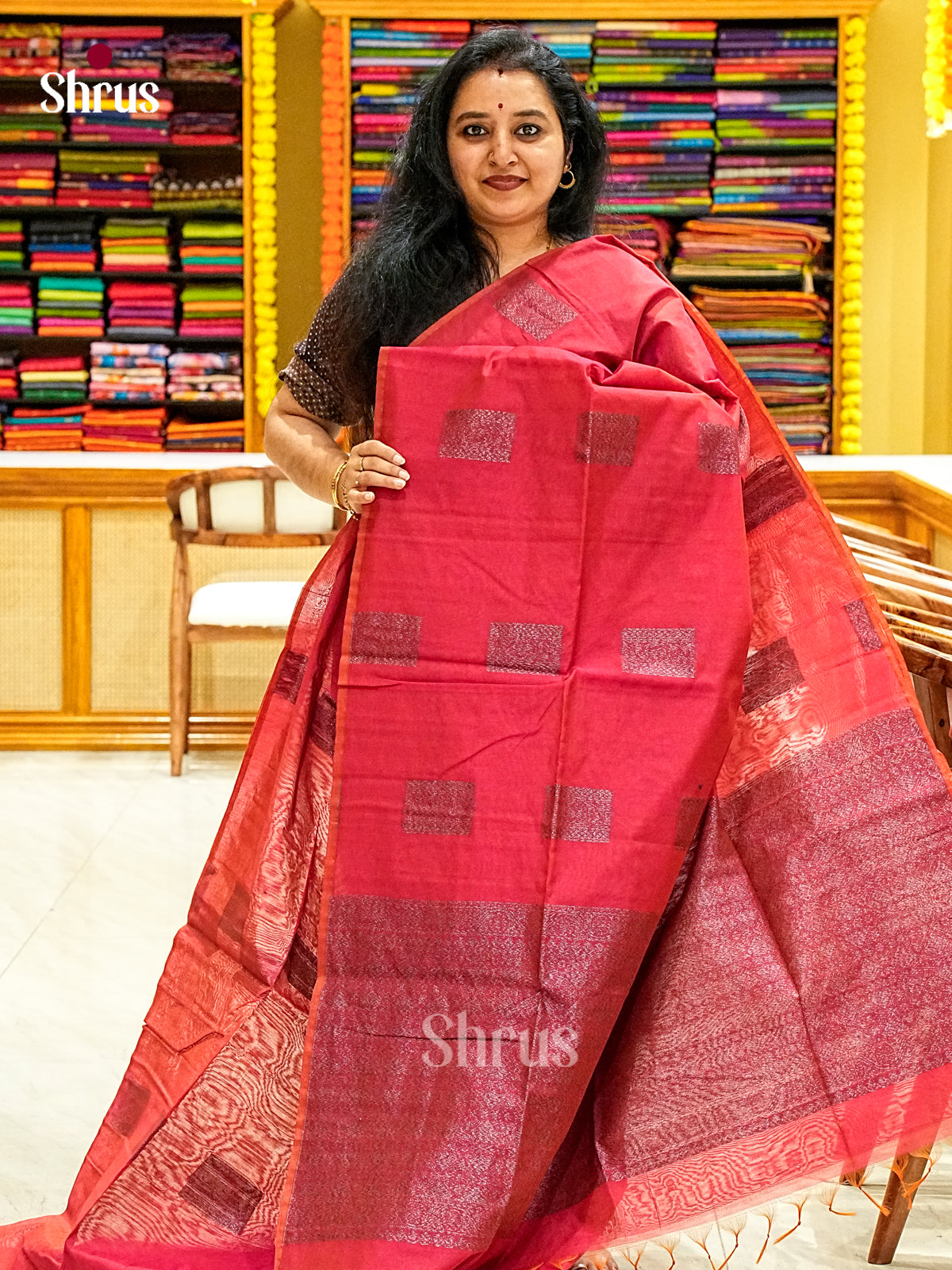 Semi Silkcotton Saree - EJ10426