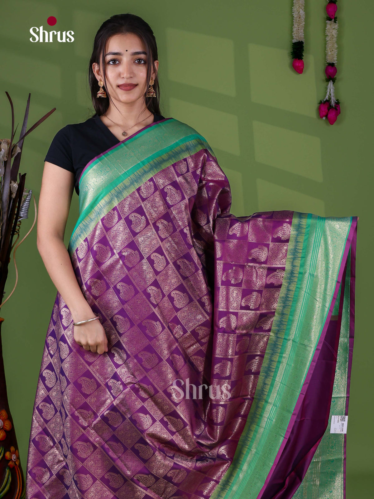 Semi Kanchipuram Saree - EJ11003