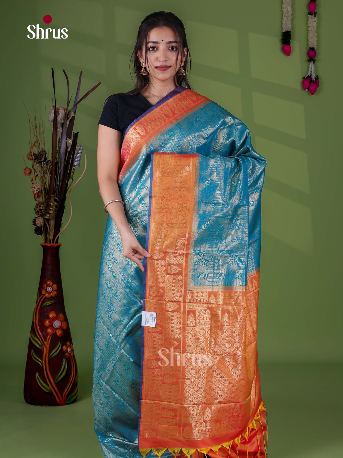 Semi Kanchipuram Saree - EJ11015