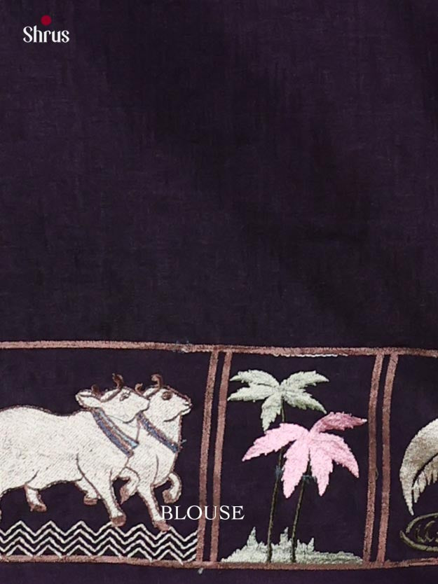 Tussar Embroidery Saree - EJ11030
