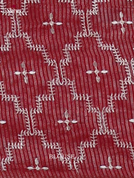 Tussar Embroidery Saree - EJ11044
