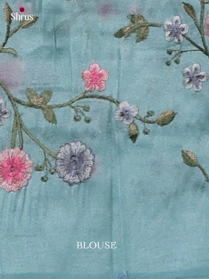 Tissue Embroidery Saree - EJ11054