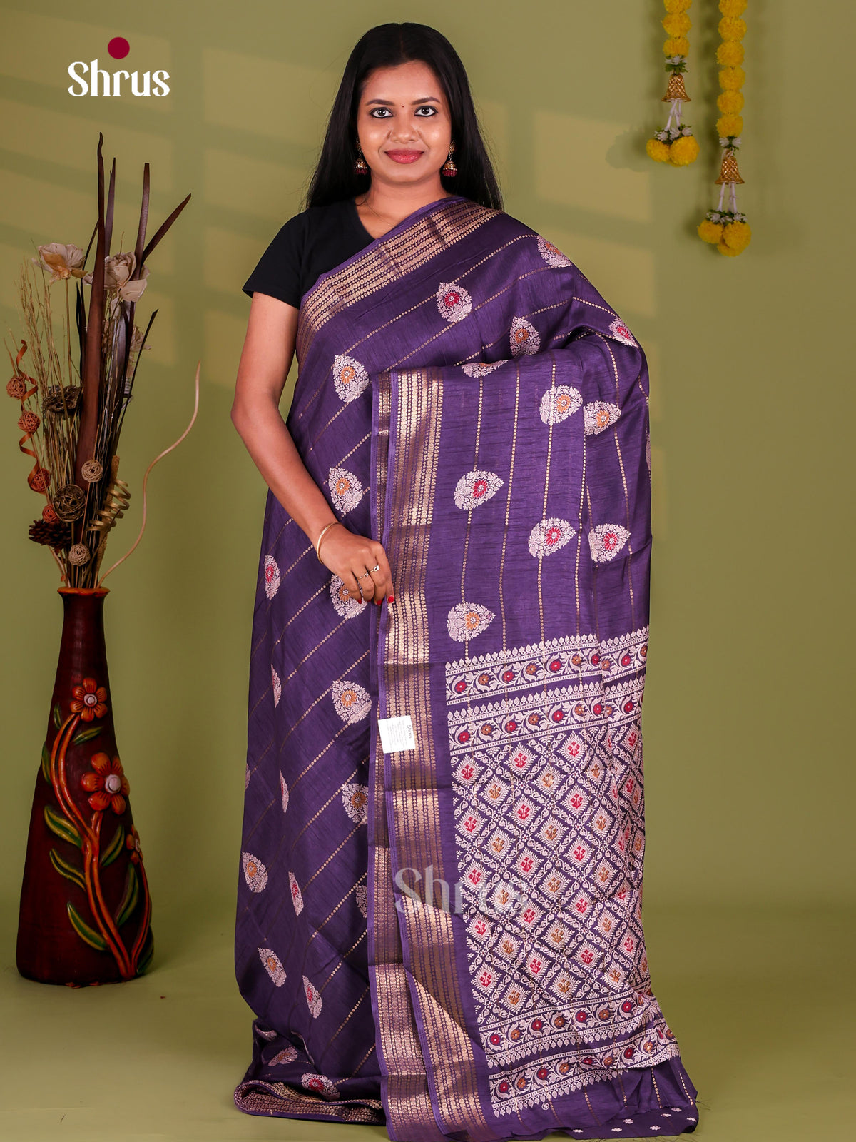 Semi Crepe Saree - EJ11229