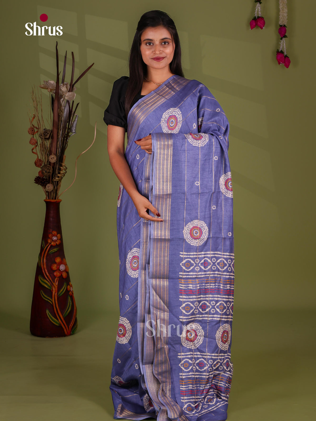 Semi Crepe Saree - EJ11242