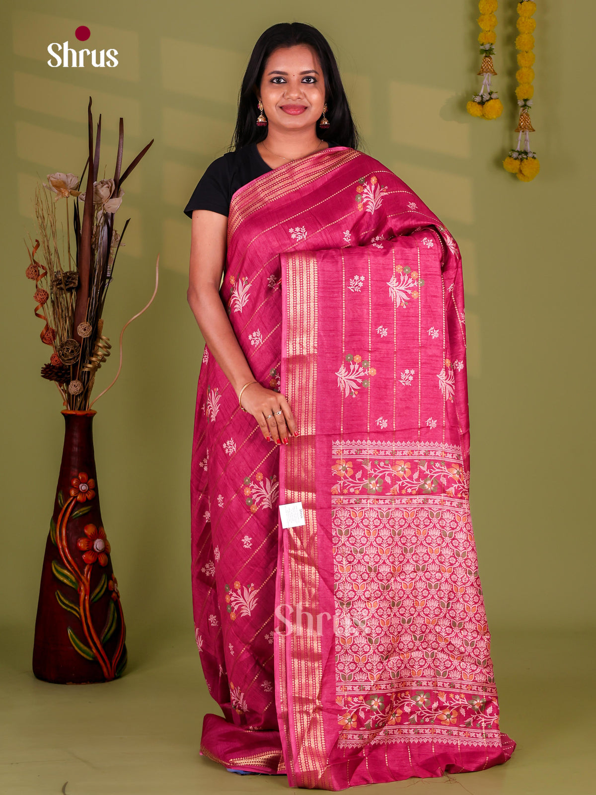 Semi Crepe Saree - EJ11254