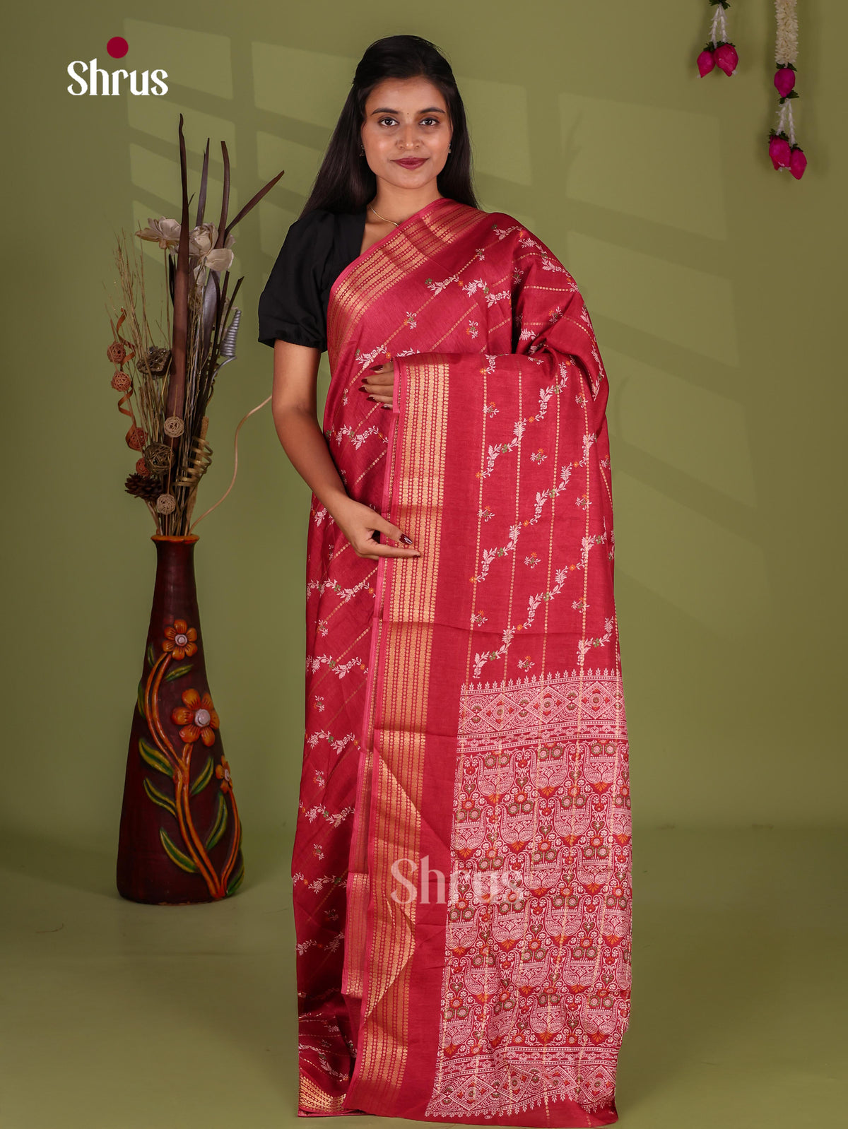 Semi Crepe Saree - EJ11261
