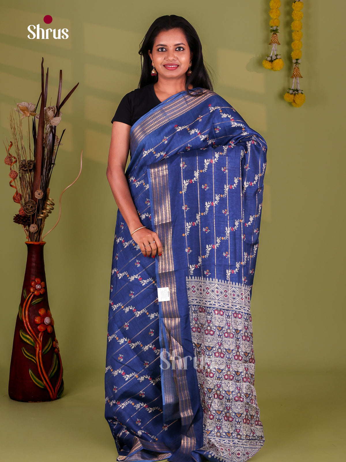 Semi Crepe Saree - EJ11267